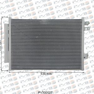 Pv300027 Condensador Fiat Uno 2016> /Mobi 2017> [Sistema Denso]