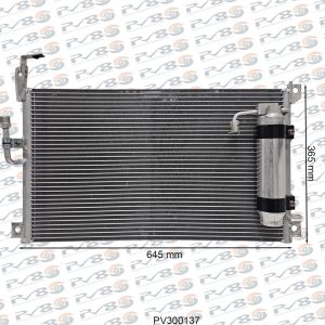 Pv300137 Condensador Caminhão Ford Cargo 1317/ 1517/ 1717/ 1722/ 2422/ 2428/ 2622/ 2628/ 2632/ 2932/ 6332/ 5032  Oem:5C4519710BB