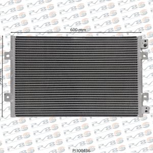 Pi300436 Condensador Escavadeira Doosan DX140LC/ DX180LC/ DX210LC/ DX225LC/ DX300LC Oem:52000004